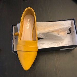 Women’s size 8 Yellow Loafers